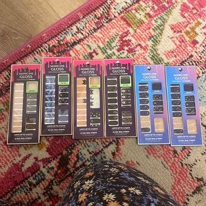 6 Dashing Diva Gel Nail Strips